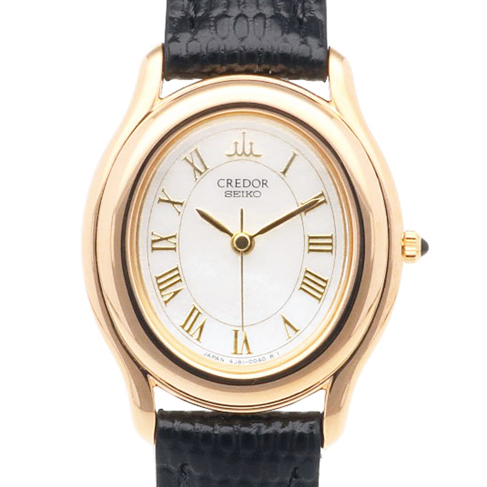 SEIKO クレドール 18金　クォーツ腕時計 CREDOR SEIKO クレドール セイコー シグノ スケルトン 腕時計 18
