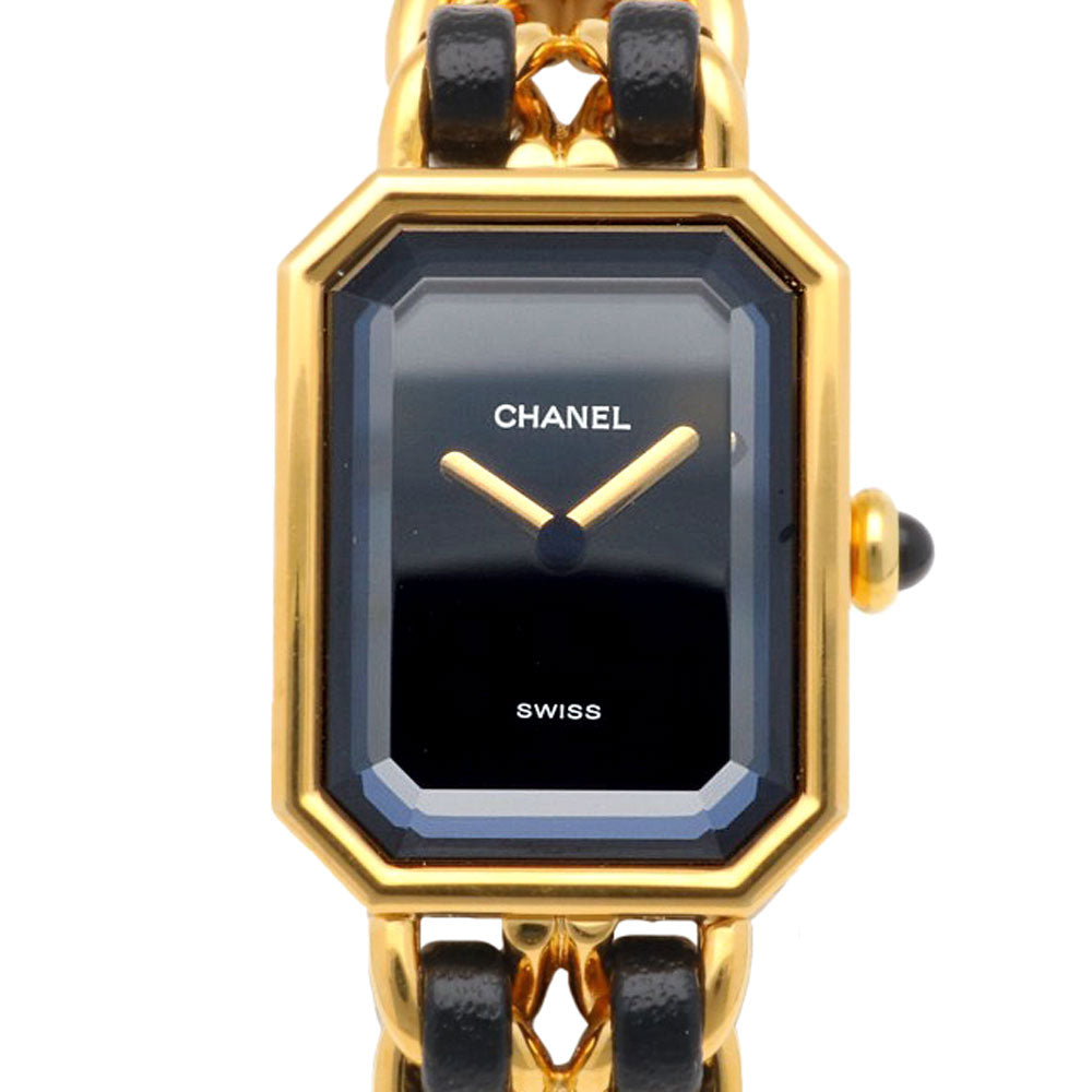 CHANEL シャネル プルミエール M 腕時計 GP H0001 クオーツ レディース
