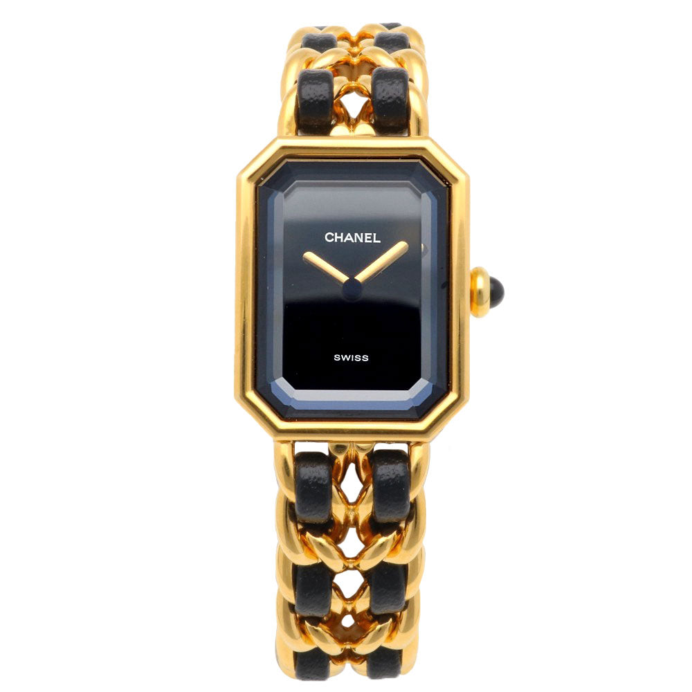 【超美品】CHANEL 腕時計　プルミエール　M ゴールド　ゴージャス CHANEL シャネル プルミエール M 腕時計 GP H0001 クオーツ レディース