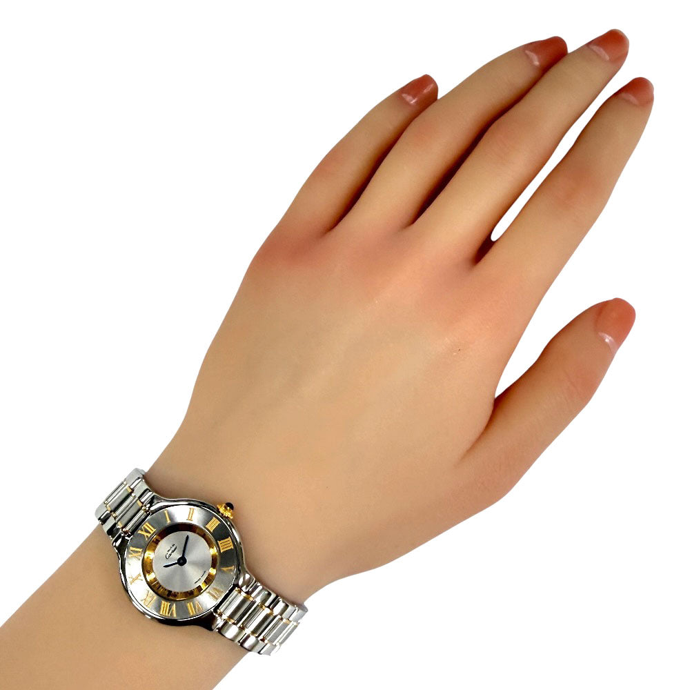 CARTIER カルティエ マスト21 腕時計 ステンレススチール 1340