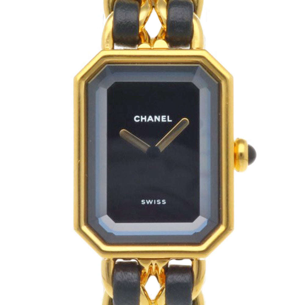 CHANEL シャネル プルミエール L 腕時計 GP クオーツ 磨き直し済