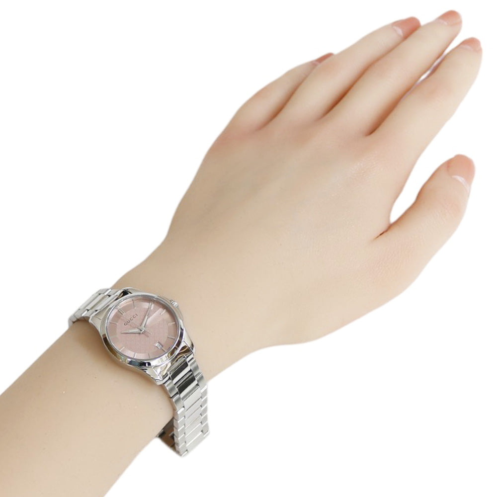 GUCCI グッチ Gタイムレス 腕時計 ステンレススチール 126.5/YA126524