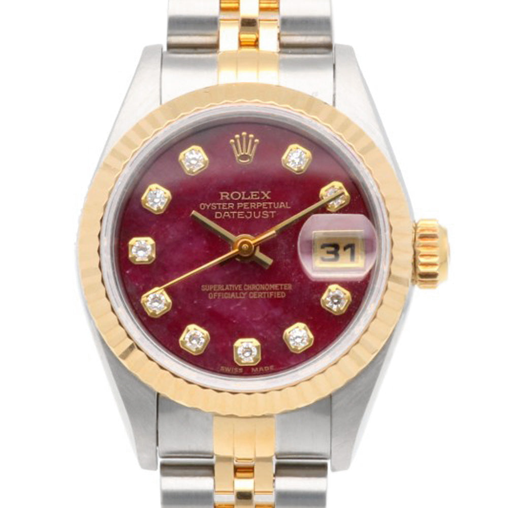 ROLEX ロレックス デイトジャスト オイスターパーペチュアル 腕時計 ステンレススチール 69173G 自動巻き レディース 1年保証 –  【公式】リサイクルキング オンラインショップ