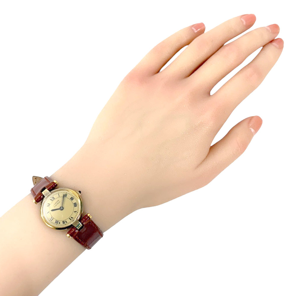 CARTIER カルティエ マストヴァンドーム 腕時計 GP 18 クオーツ 