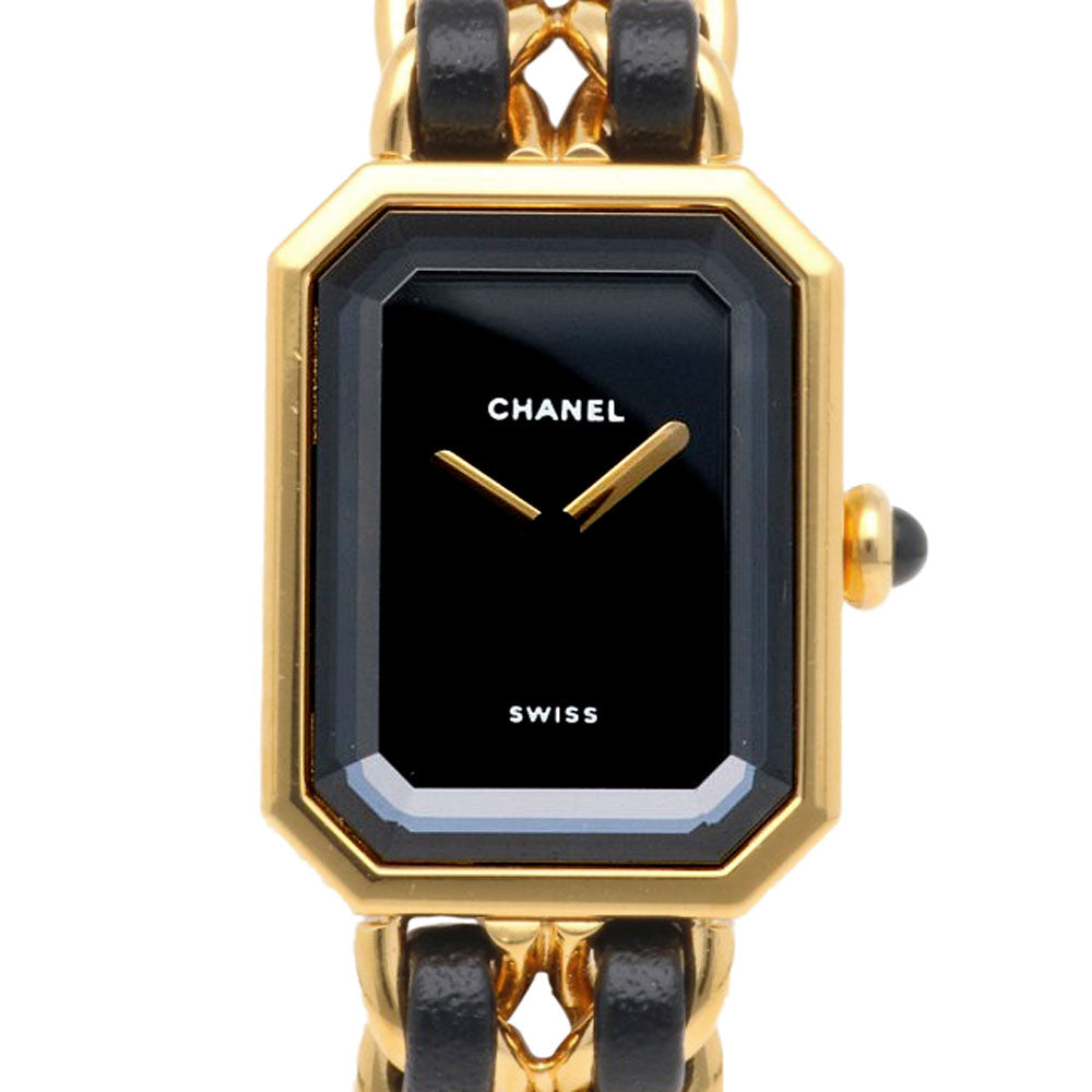 CHANEL シャネル プルミエール M 腕時計 GP H0001 クオーツ 磨き直し済