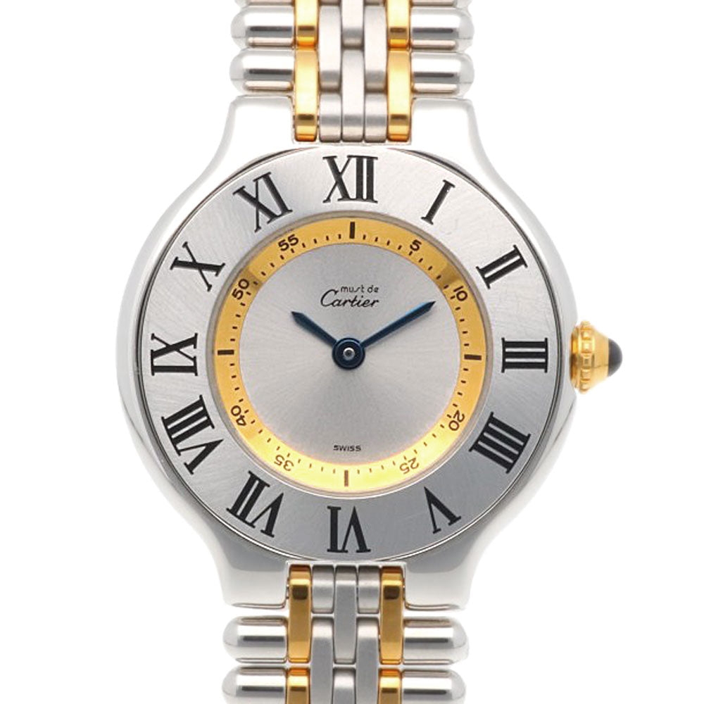 CARTIER カルティエ マスト21 腕時計 ステンレススチール W10073F4