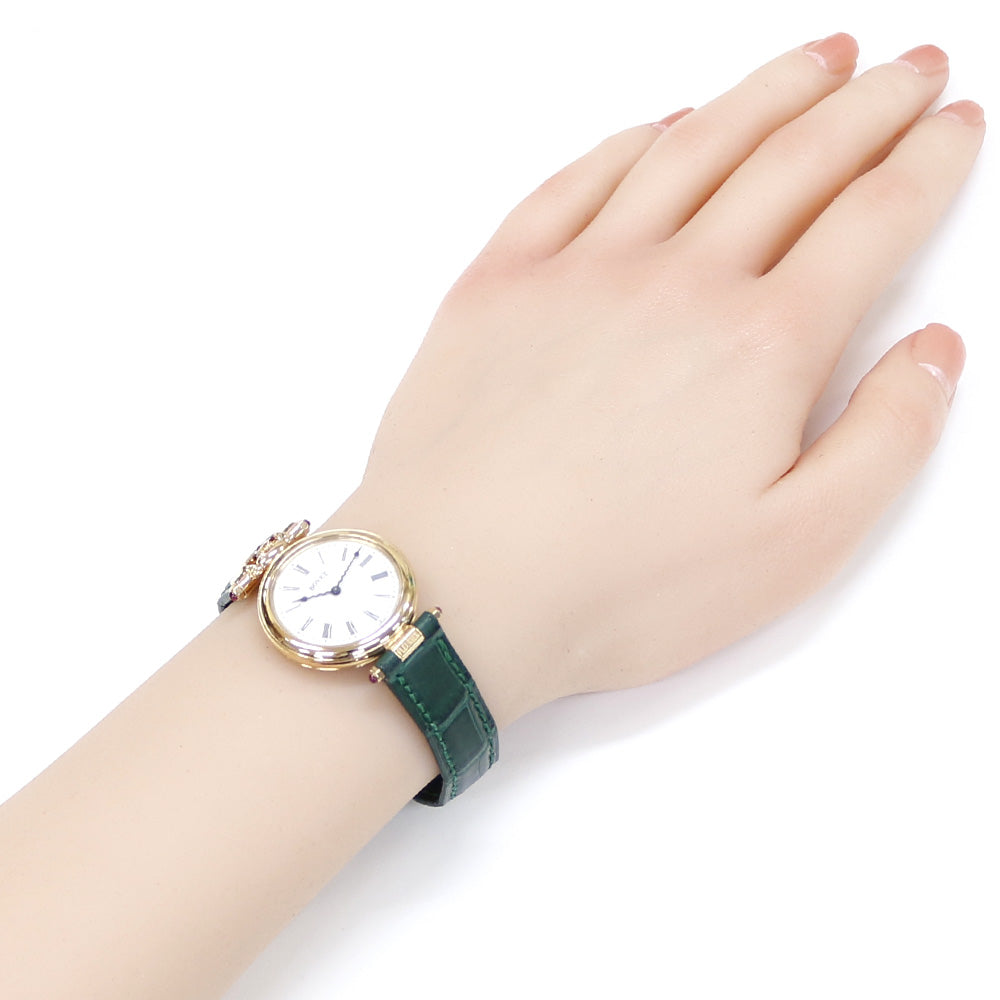 ☆美品 【BOVET】ボヴェ フルリエ K18WG ダイヤベゼル ラグダイヤ D401.1 クォーツ レディース_712845 BOVET（ボヴェ） ☆美品 【BOVET】ボヴェ フルリエ K18WG ダイヤベゼル
