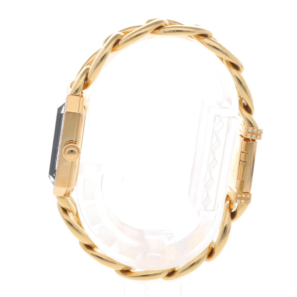 CHANEL シャネル プルミエール L 腕時計 18金 K18イエローゴールド