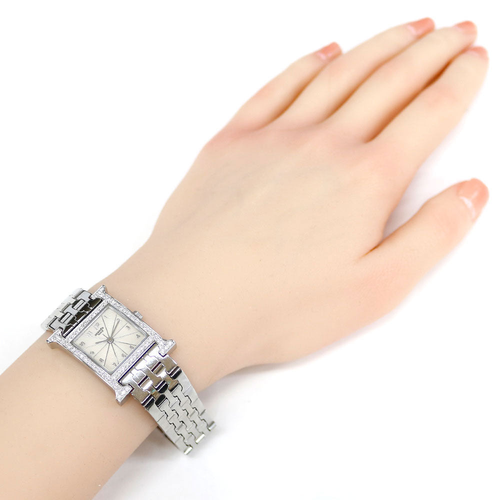 HERMES エルメス Hウォッチ 腕時計 ステンレススチール HH1.230