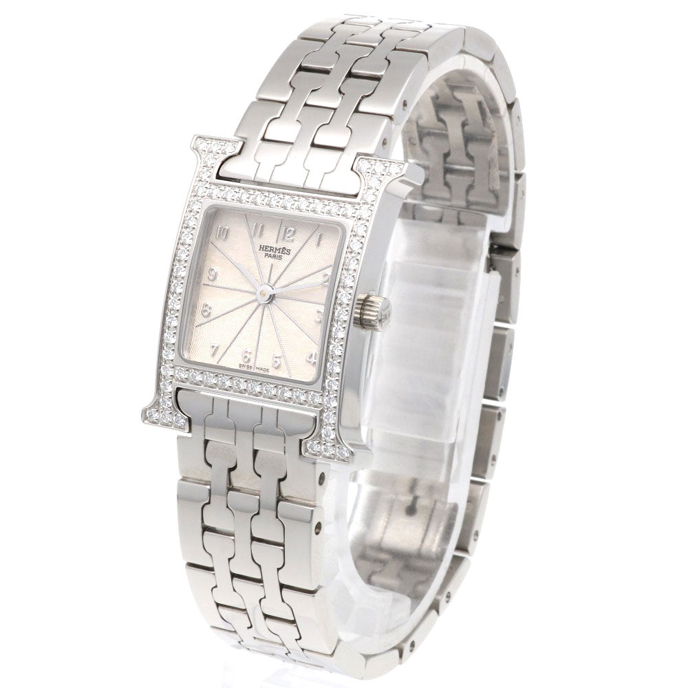 HERMES エルメス Hウォッチ 腕時計 ステンレススチール HH1.230