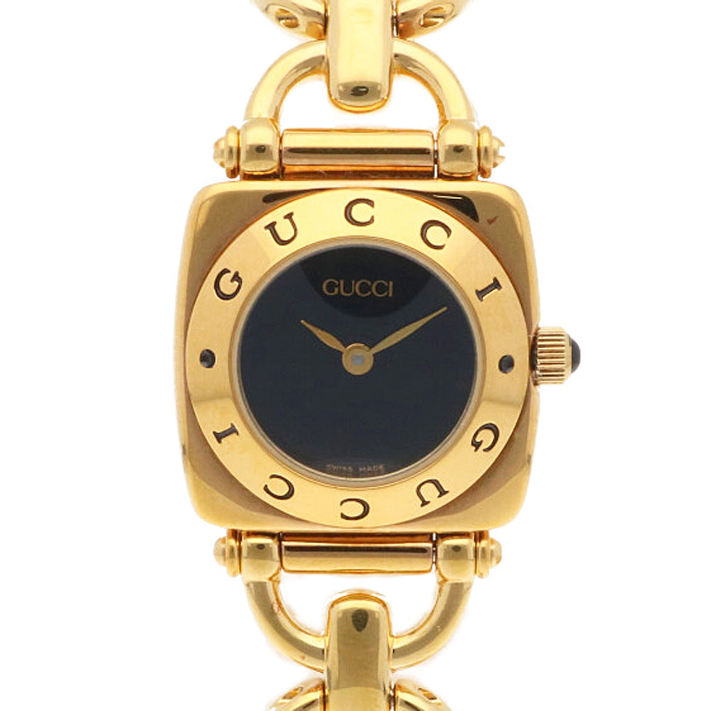 ＄【不動】GUCCI グッチ 6400L 腕時計 クォーツ GUCCI グッチ 腕時計 GP 6400L クオーツ レディース 1年保証 中古