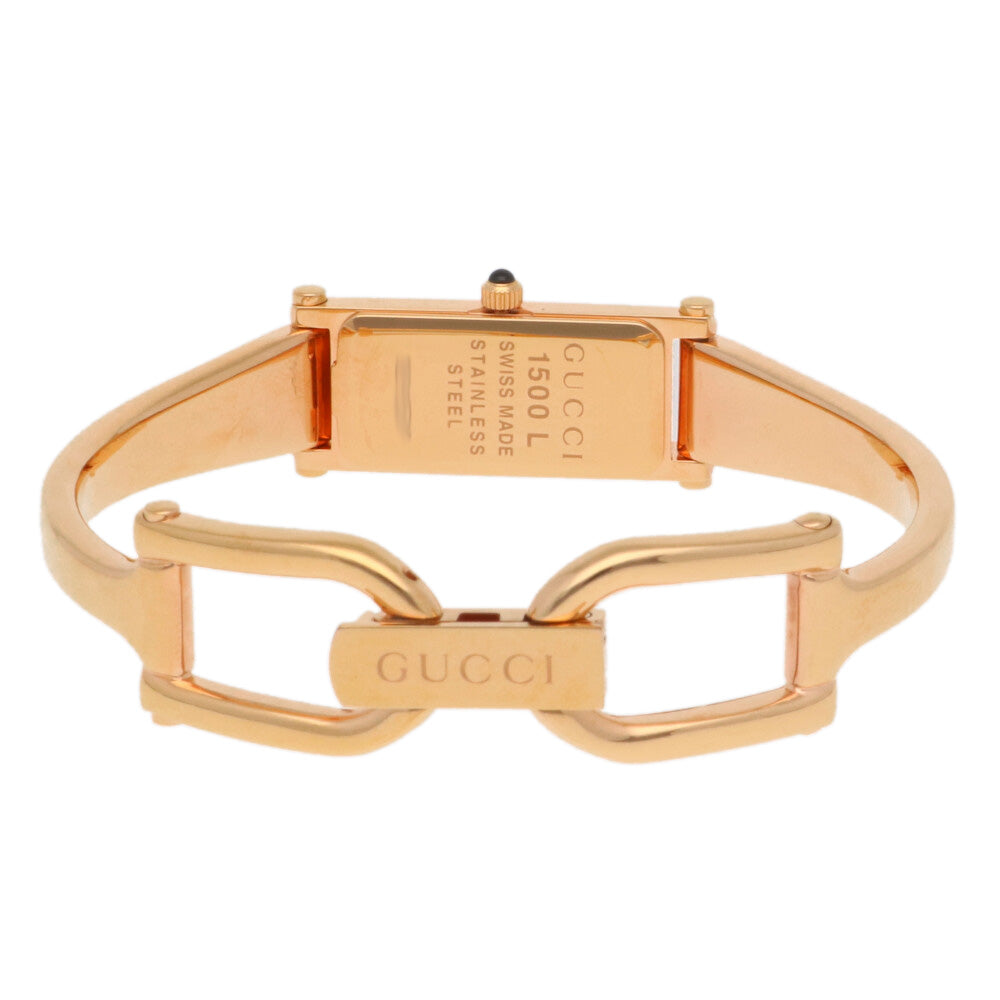 GUCCI グッチ 腕時計 GP 1500L クオーツ レディース 1年保証 中古