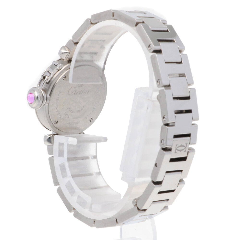 早い者勝ちです Cartier シルバー ミスパシャ　クォーツ カルティエ Cartier ミスパシャ WJ124016 シルバー K18PG