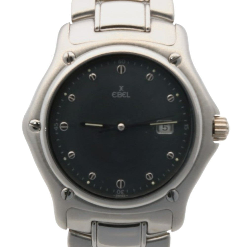 EBEL Eber Watch Stainless Steel 1911 Men Year Warranty Used