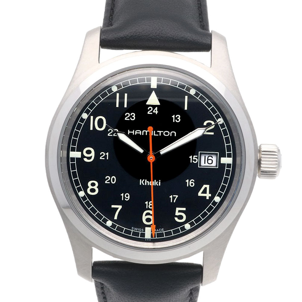【稼働】 HAMILTON KHAKI H704450 デイト 自動巻き 腕時計 HAMILTON ハミルトン カーキ 腕時計 ステンレススチール H704450 自動