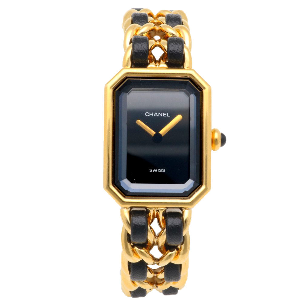 CHANEL シャネル プルミエール M 腕時計 GP H0001 クオーツ 磨き直し済
