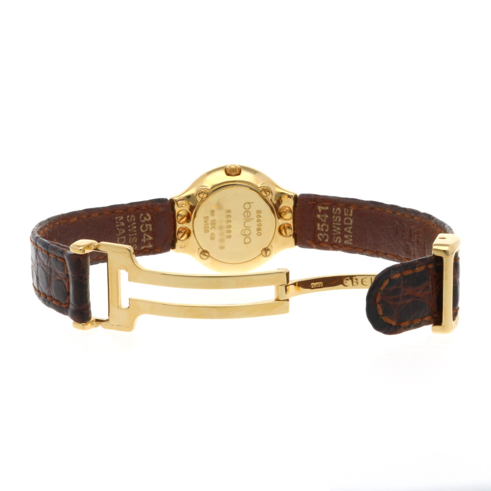 エベル ベルーガ 腕時計 18金 K18イエローゴールド 866989