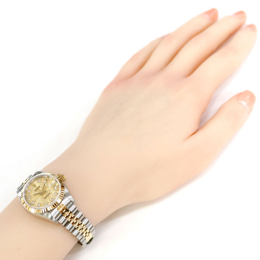 デイトジャスト 自動巻き 腕時計　並行輸入品　レディース デイトジャスト ロレックス レディース 自動巻き 腕時計 SS/YG 10P