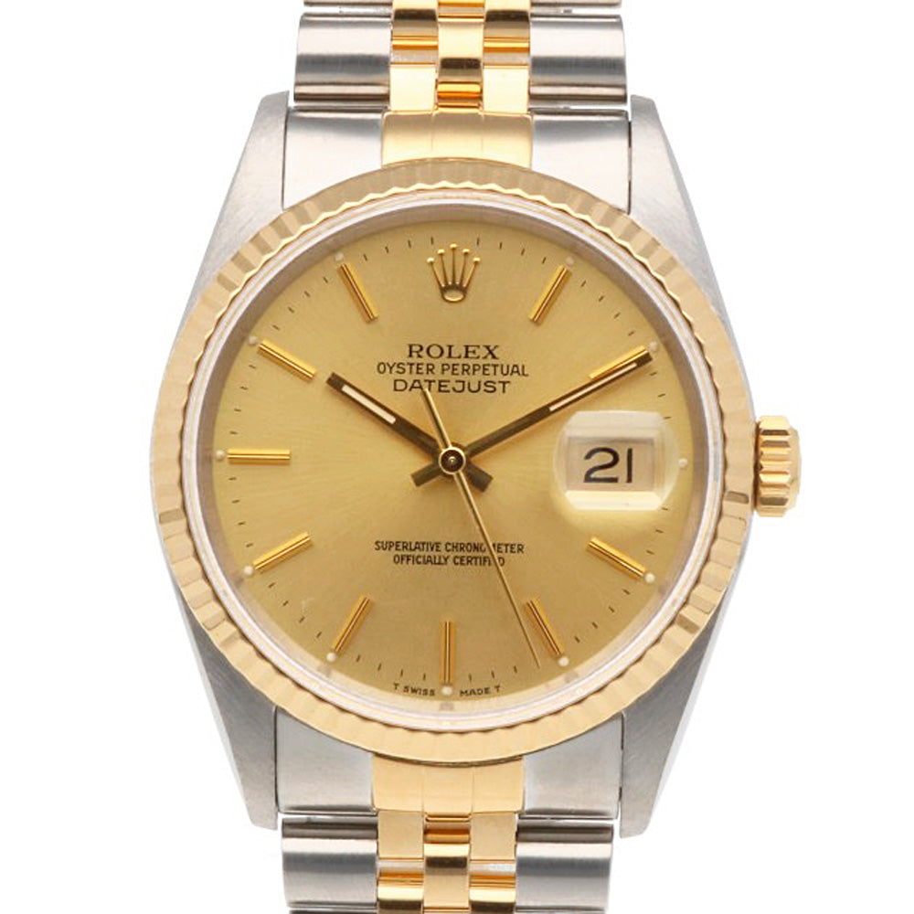 極美品✨ ROLEX ロレックス　デイトジャスト 4コマ　ゴールド　シルバー ROLEX ロレックス デイトジャスト オイスターパーペチュアル 腕時計