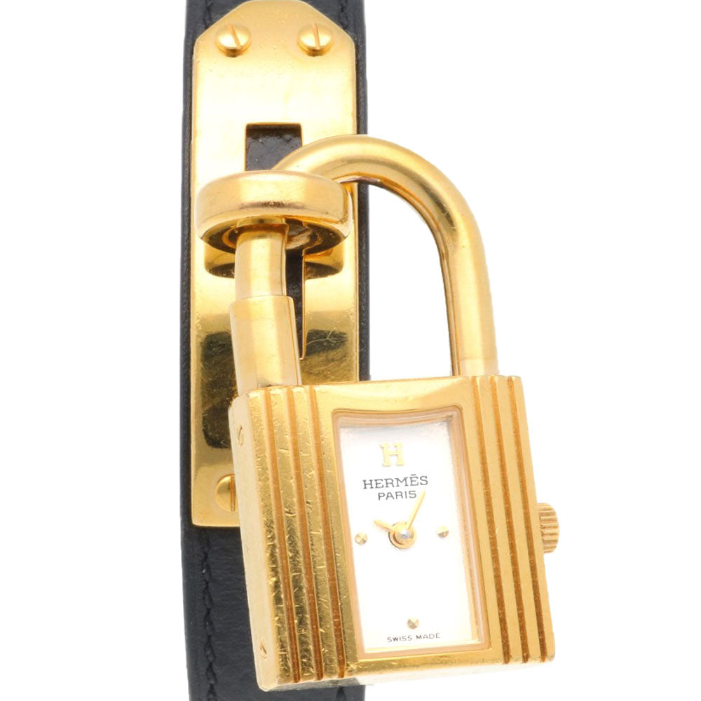 美品 メンテナンス済み エルメス ケリーウォッチ クォーツ HERMES エルメス ケリーウォッチ 腕時計 GP クオーツ レディース 1年