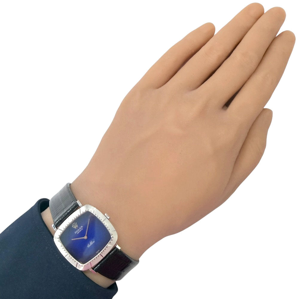 ROLEX ロレックス チェリーニ 腕時計 18金 K18ホワイトゴールド 4084