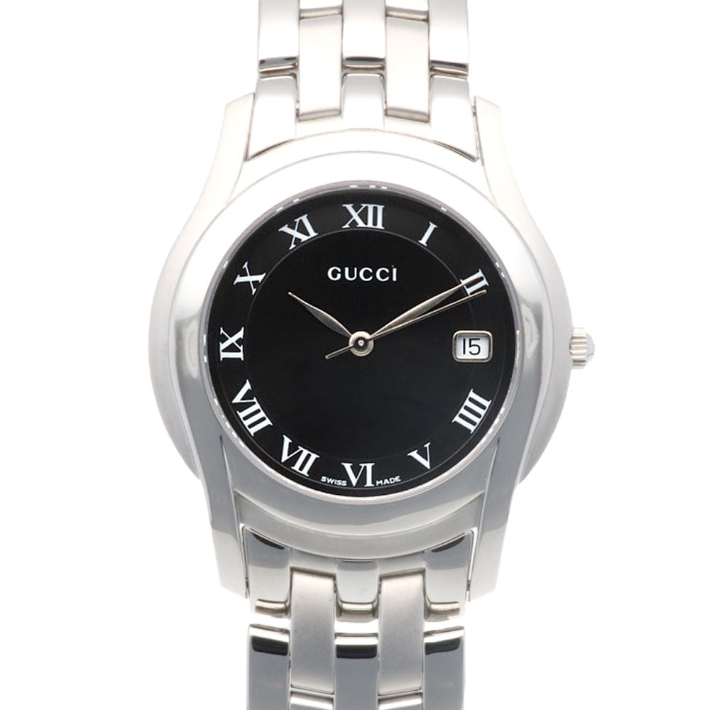 GUCCI グッチ 腕時計 ステンレススチール 5500M クオーツ メンズ