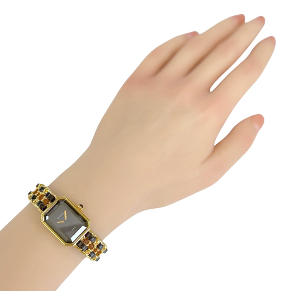 シャネル プルミエール GP Mサイズ H0001 GP クォーツ CHANEL シャネル プルミエール M 腕時計 GP H0001 クオーツ レディース