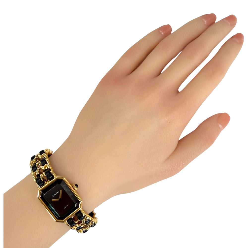 CHANEL Premiere L Watch GP H0001 Quartz Repolished Ladies 1 Year