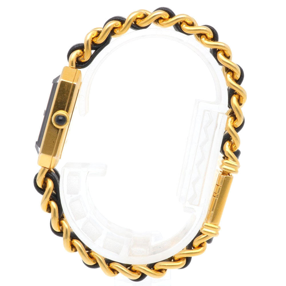 CHANEL シャネル プルミエール L 腕時計 GP H0001 クオーツ 磨き直し済