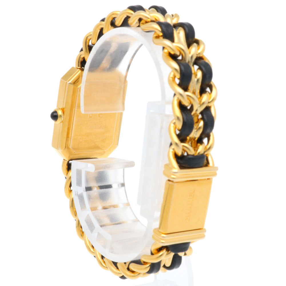 CHANEL シャネル プルミエール L 腕時計 GP H0001 クオーツ 磨き直し済