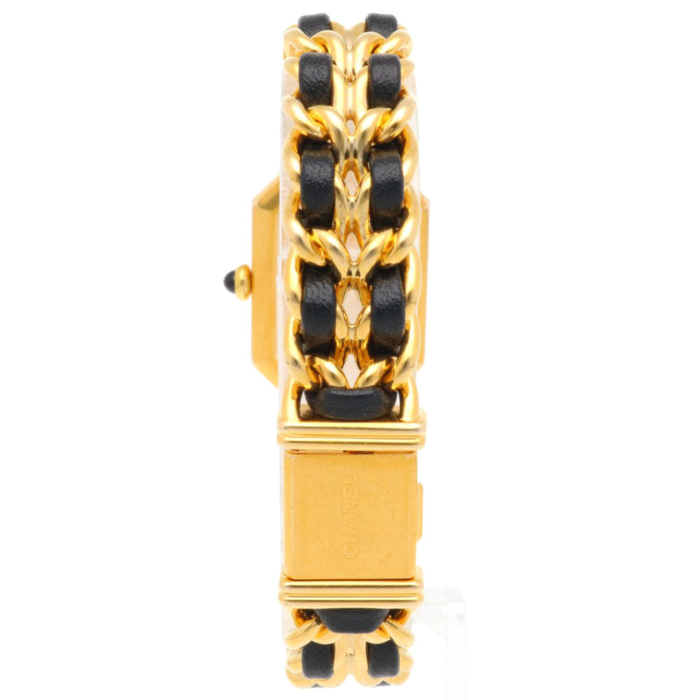 CHANEL シャネル プルミエール L 腕時計 GP H0001 クオーツ 磨き直し済