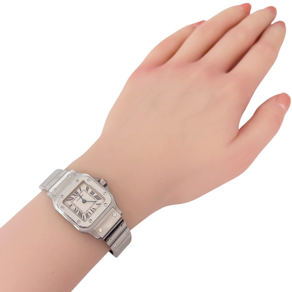 CARTIER カルティエ サントスガルベ SM 腕時計 ステンレススチール