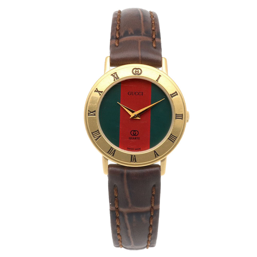GUCCI グッチ 腕時計 GP 3000L クオーツ レディース 1年保証 中古