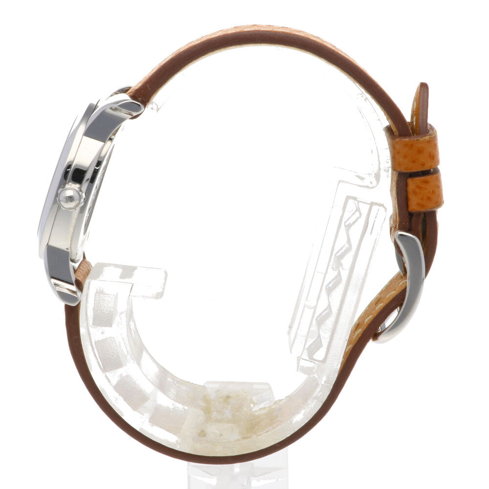 HERMES アナログ時計 シルバー/ブラウン 楽天市場】エルメス 時計（表示方式多針アナログ）（腕時計）の通販