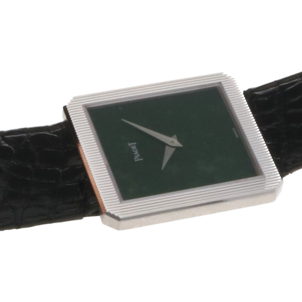 Piaget Protocol Stone Dial Watch 18K White Gold 9154 Women's Pre
