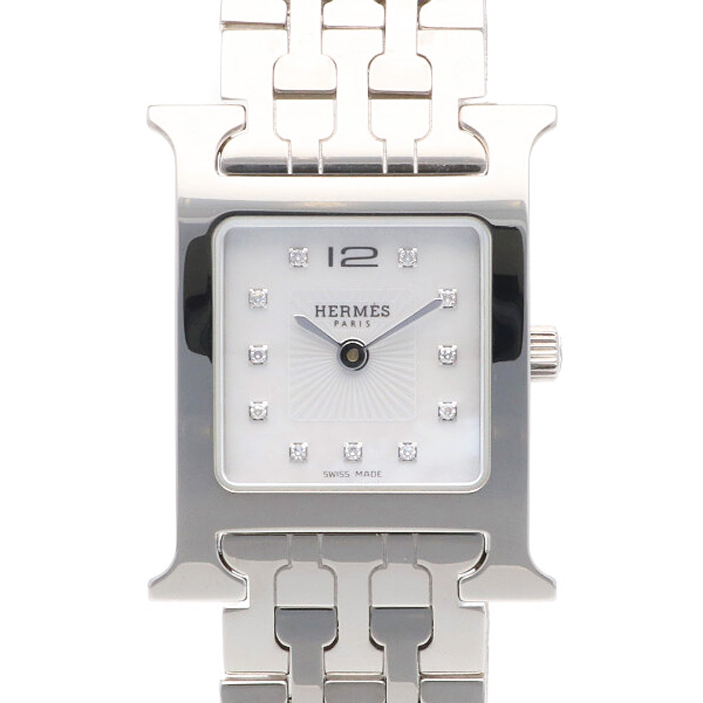 HERMES エルメス Hウォッチ 腕時計 ステンレススチール HH1.210