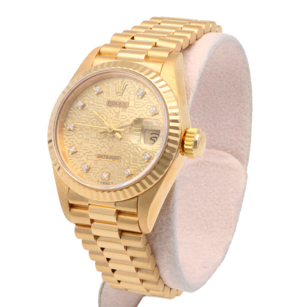 ROLEX ロレックス デイトジャスト 腕時計 18金 K18イエローゴールド