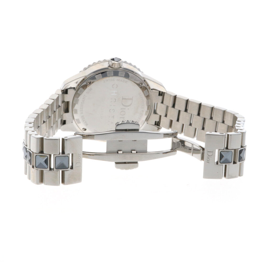 Christian Dior クリスチャンディオール クリスタル 腕時計 ステンレス