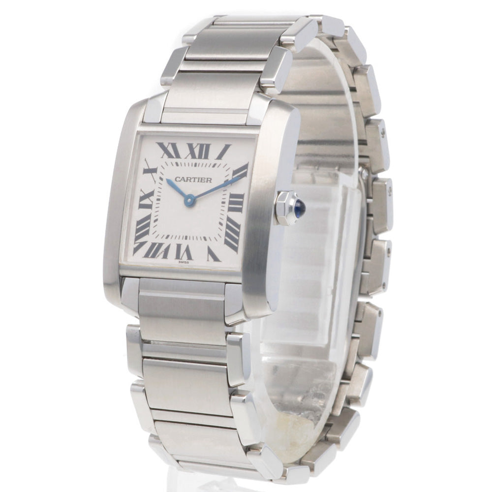 CARTIER カルティエ タンクフランセーズ MM 腕時計 ステンレススチール