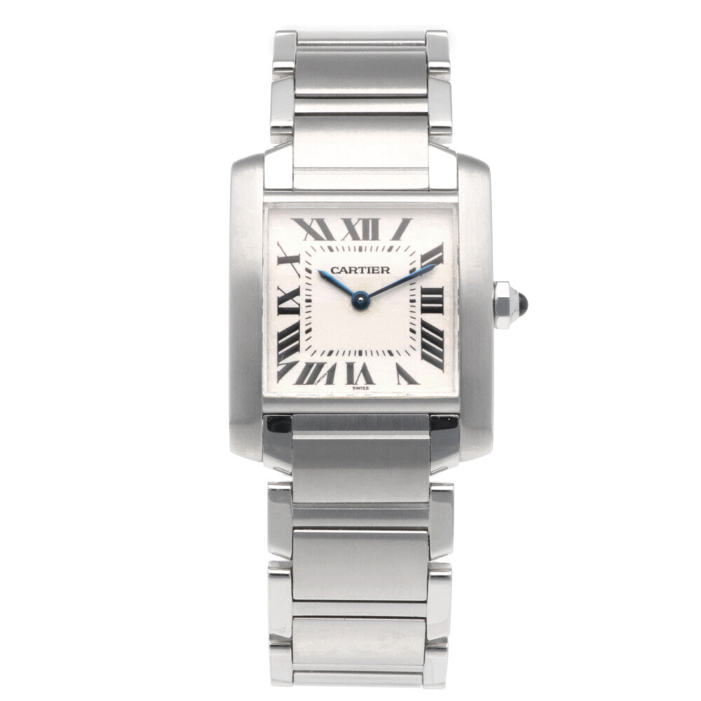 CARTIER カルティエ タンクフランセーズ MM 腕時計 ステンレススチール