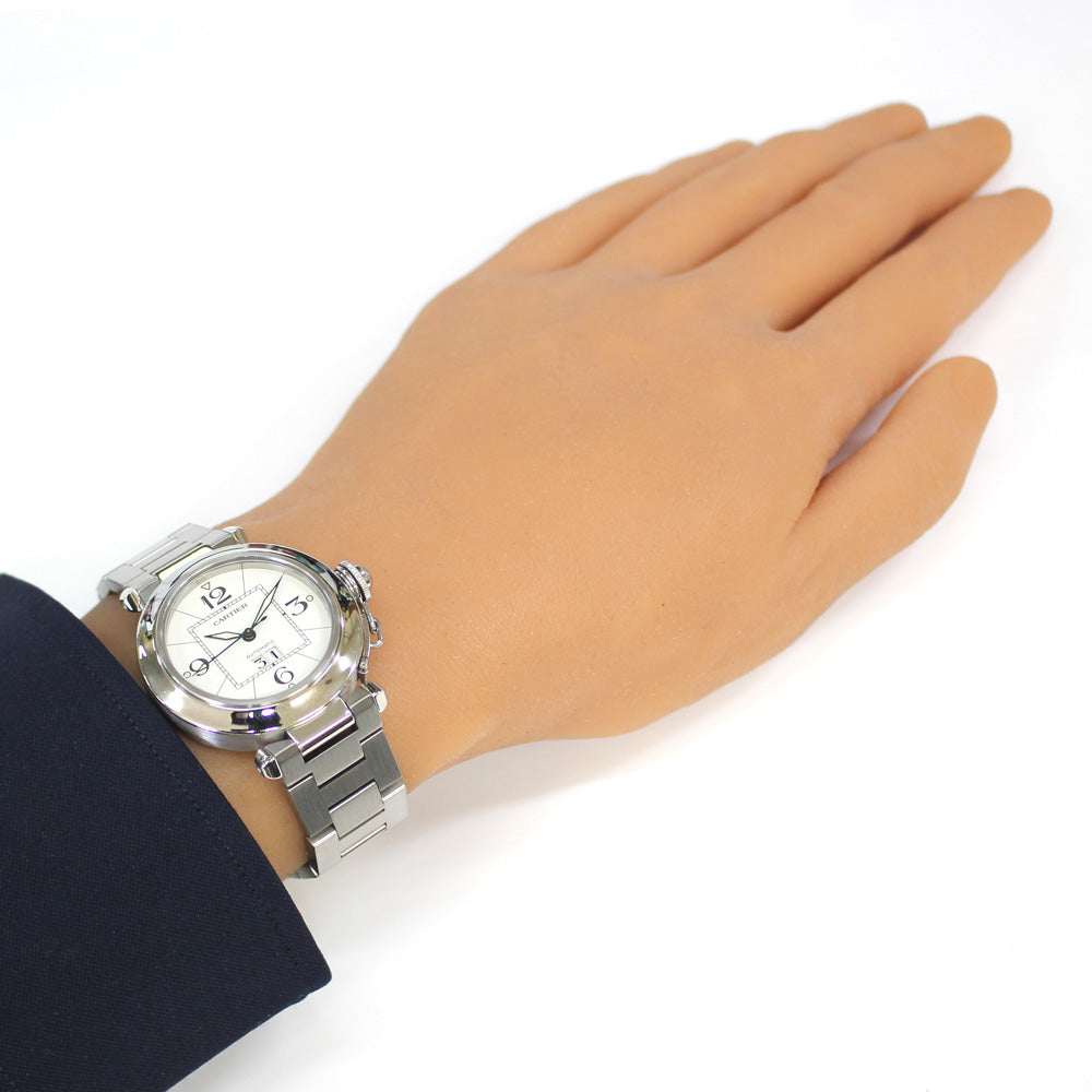 カルティエ CARTIER パシャC ビッグデイト 腕時計 時計 ステンレス