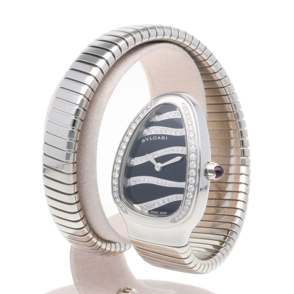 ブルガリ セルペンティ トゥボガス 腕時計 ステンレススチール SP35S