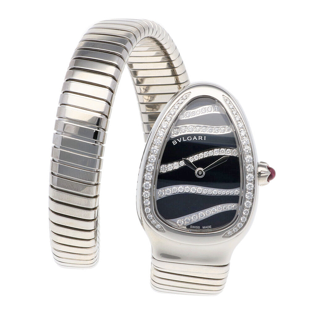 ブルガリ セルペンティ トゥボガス 腕時計 ステンレススチール SP35S