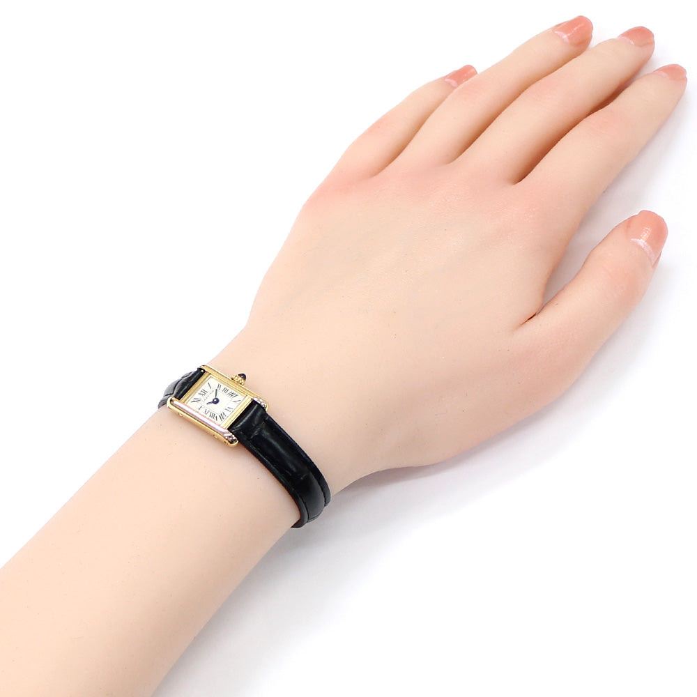 CARTIER カルティエ ミニタンク 腕時計 18金 K18イエローゴールド 1360