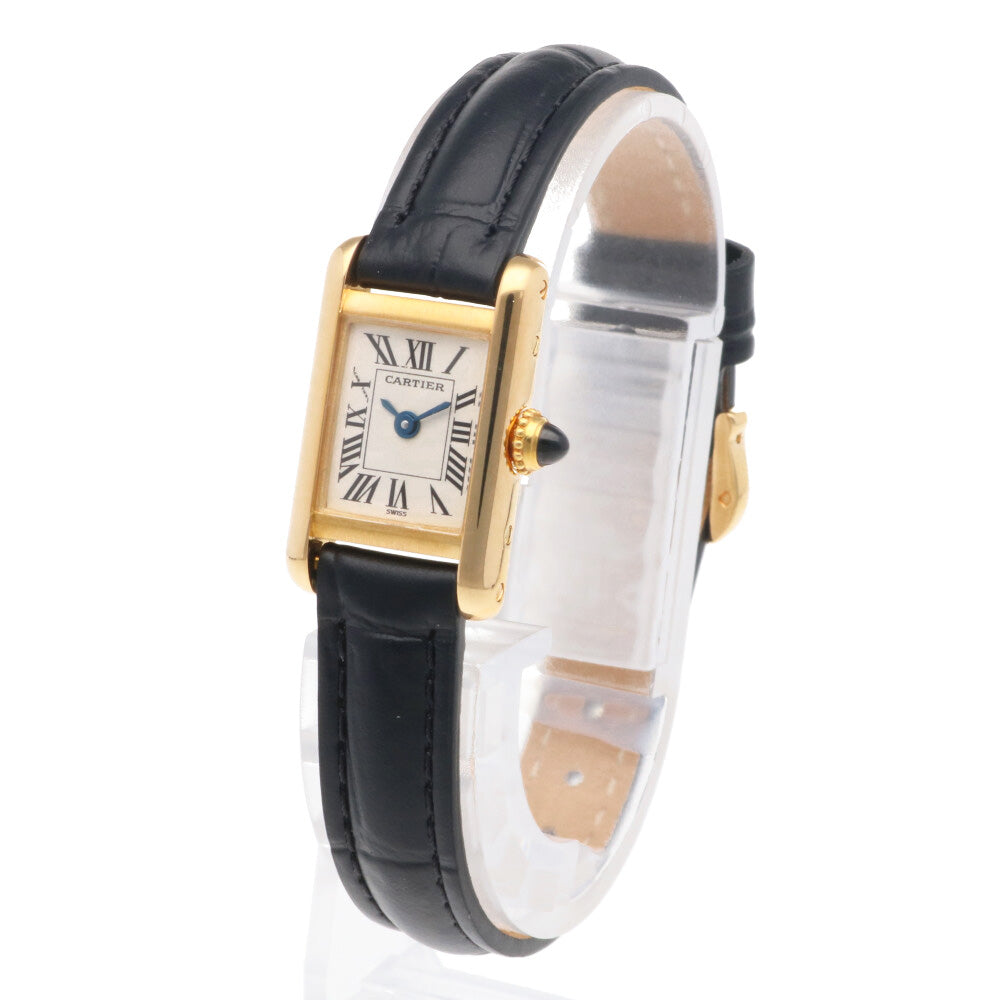 CARTIER カルティエ ミニタンク 腕時計 18金 K18イエロー