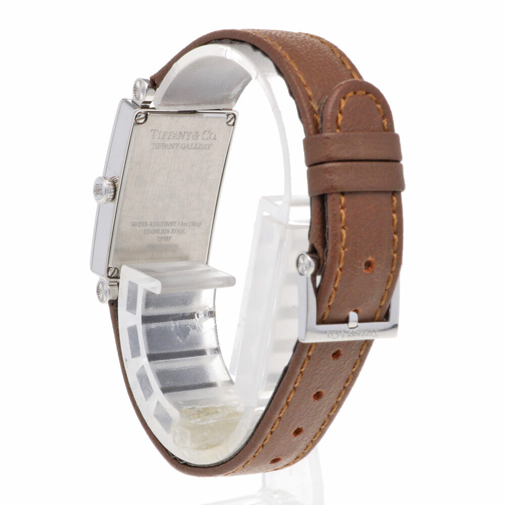 ♡稼働品 Tiffany & Co ダイヤモンド付 時計 Z3000.10.10 TIFFANY&Co ティファニー ギャラリー ダイヤベゼル 12P Z3000 10