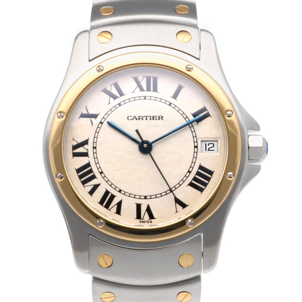 カルティエ CARTIER サントスクーガー 腕時計 ステンレス