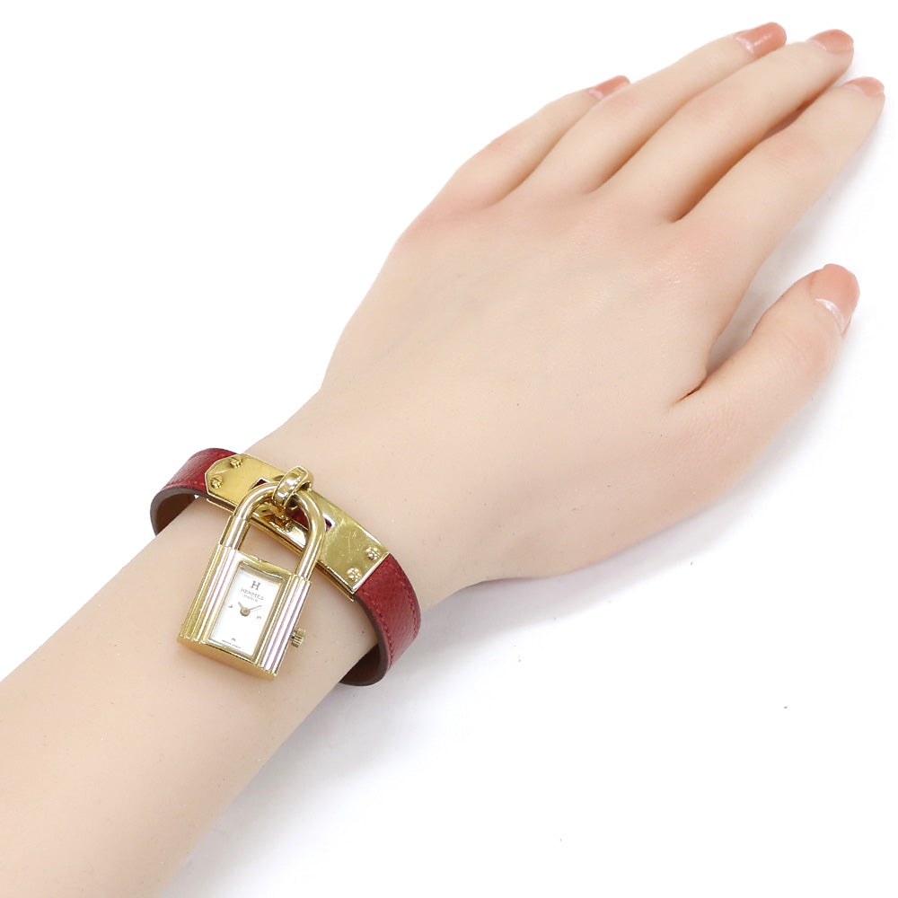 HERMES エルメス ケリーウォッチ 腕時計 GP クオーツ レディース 1年