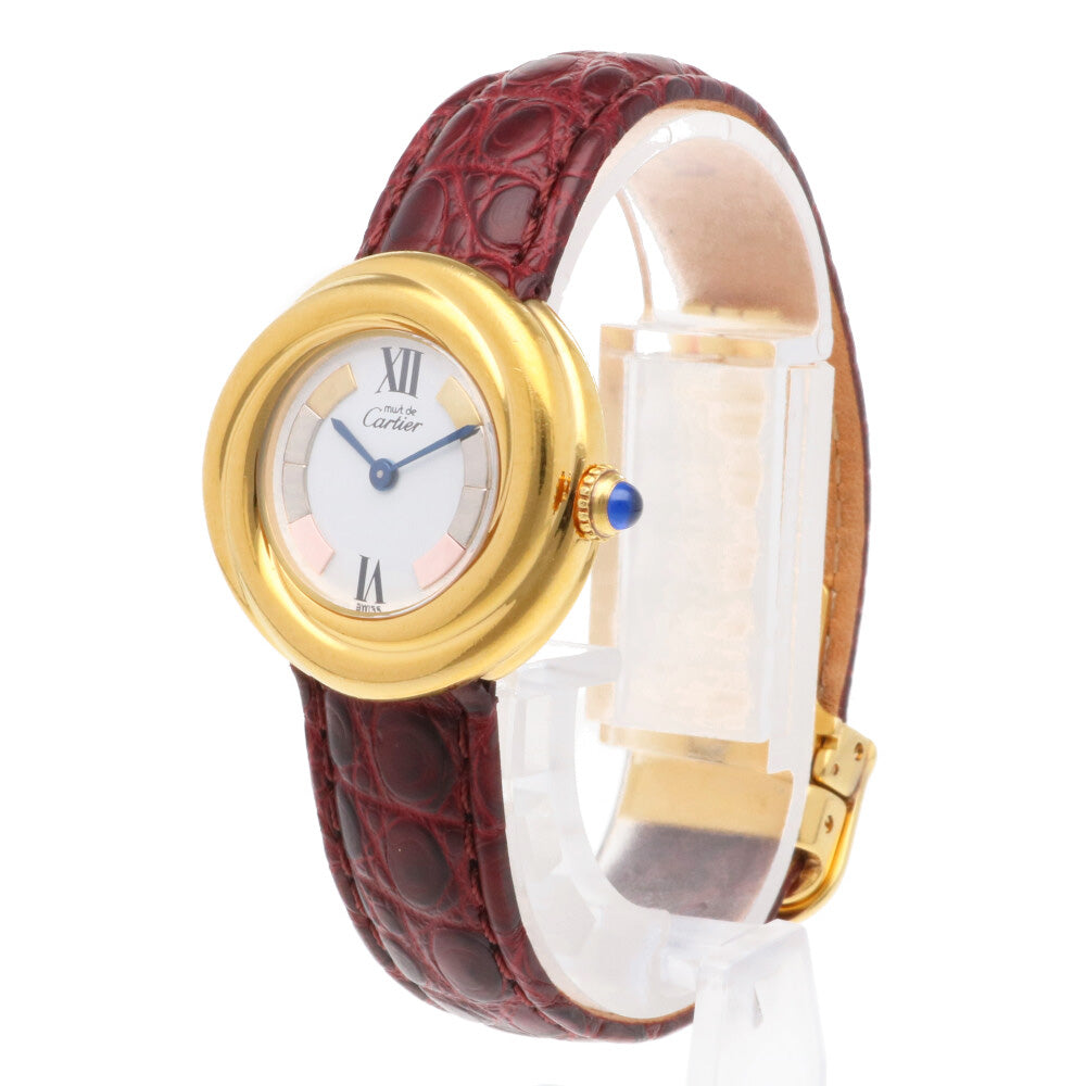 Cartier Must Trinity Watch GP 2735 Quartz Ladies 1 Year Warranty