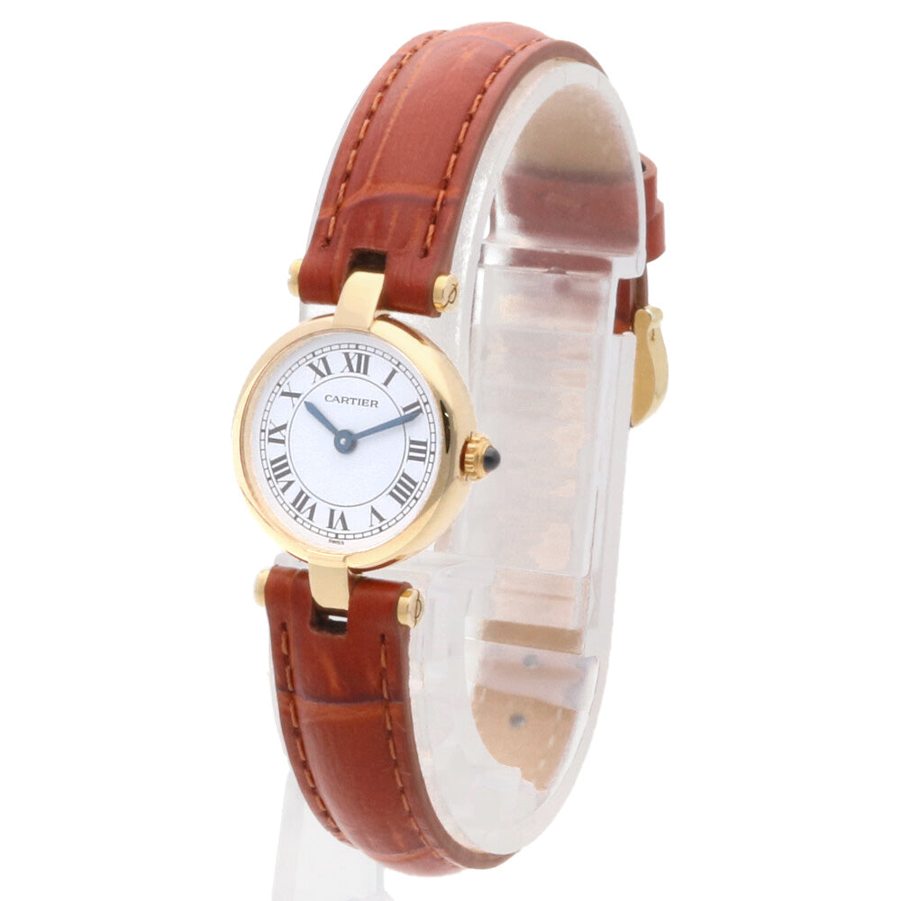 カルティエ CARTIER マスト ヴァンドーム 腕時計 18金 K18イエロー